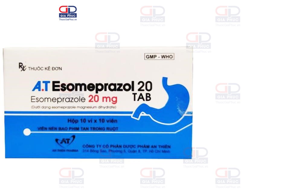 Thuốc AT Esomeprazol 20mg: Công Dụng, Liều Dùng và Lưu Ý Quan Trọng