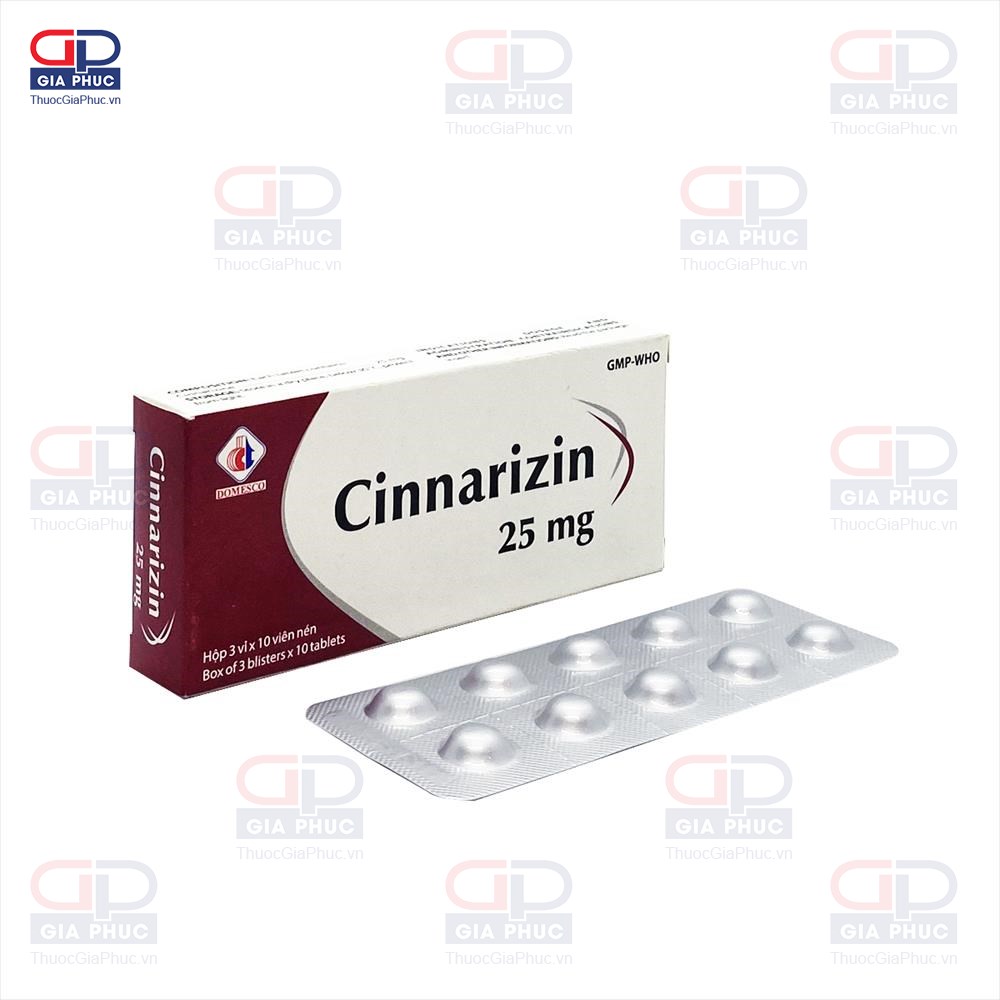 Cinnarizine 25 h3vi10v Domesco