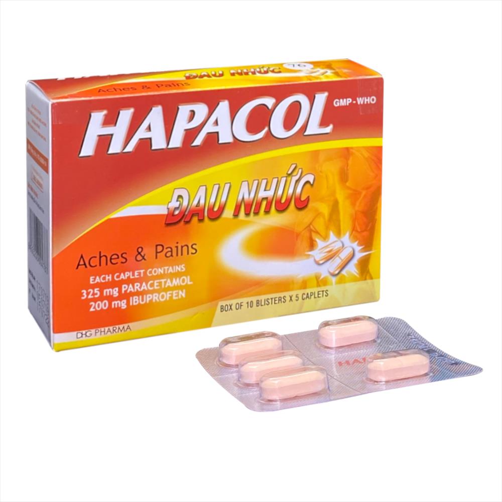 Thuốc Hapacol Đau Nhức 325/200mg có tác dụng trong việc giảm đau nhức do các bệnh lý nào?
