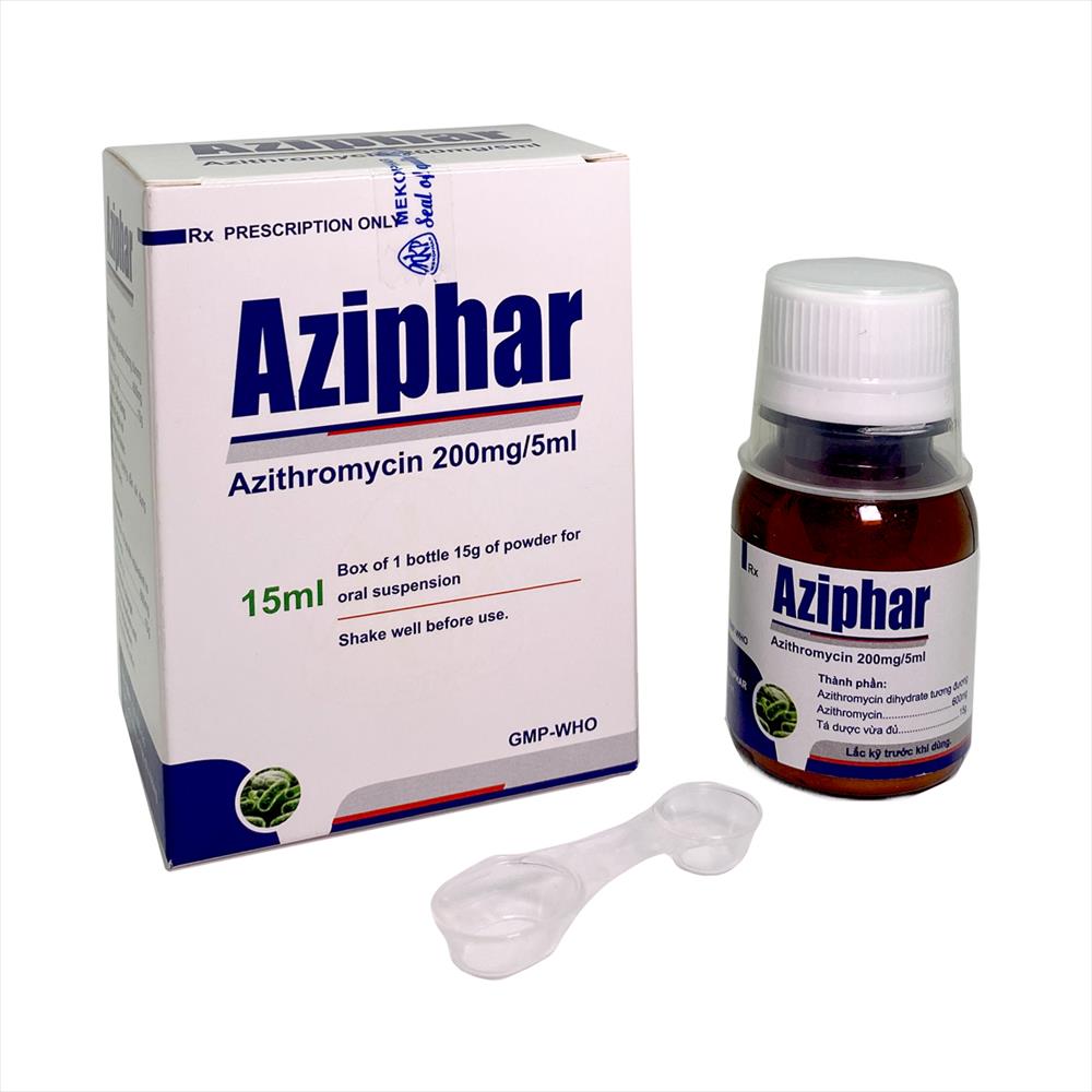Aziphar 200mg/5ml c15ml Mekophar